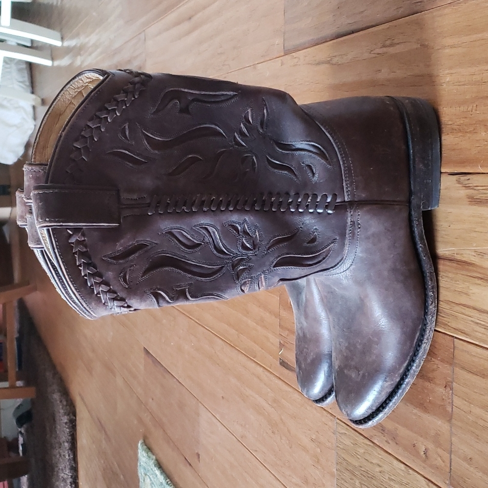 Frye Leather Cowboy Boots